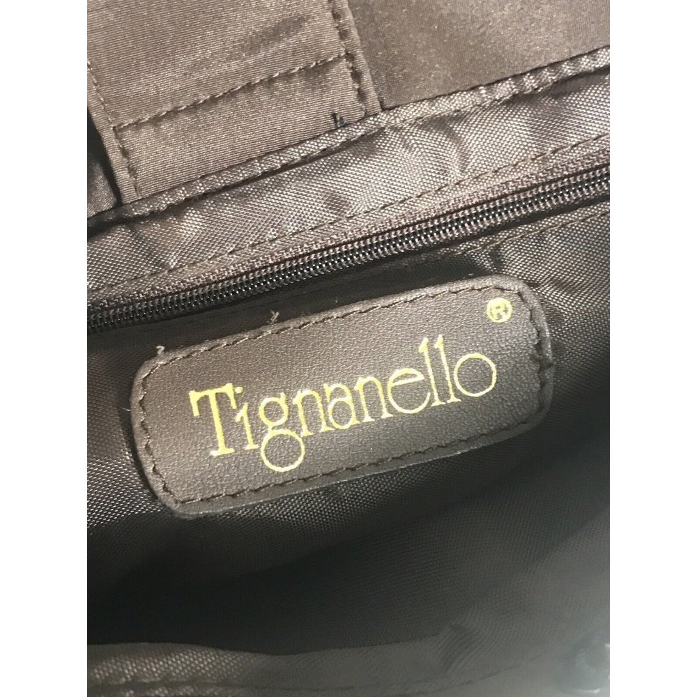 Tignanello Leather Front Pocket Shoulder Handbag Purse Women’s - Picture 7 of 10